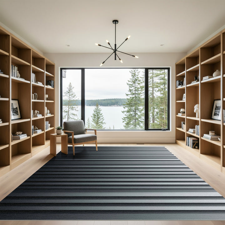 Modern Stripe With Shadow Effect Rug