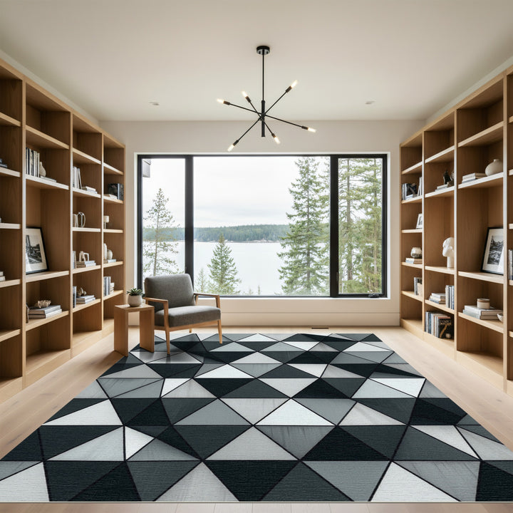 Monochromatic Geometric Triangle Rug