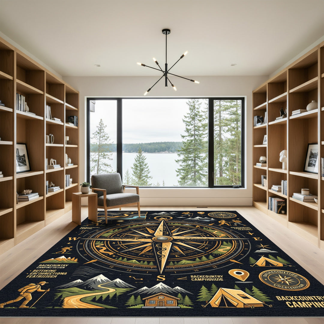 Golden Compass Backcountry Mountain Rug