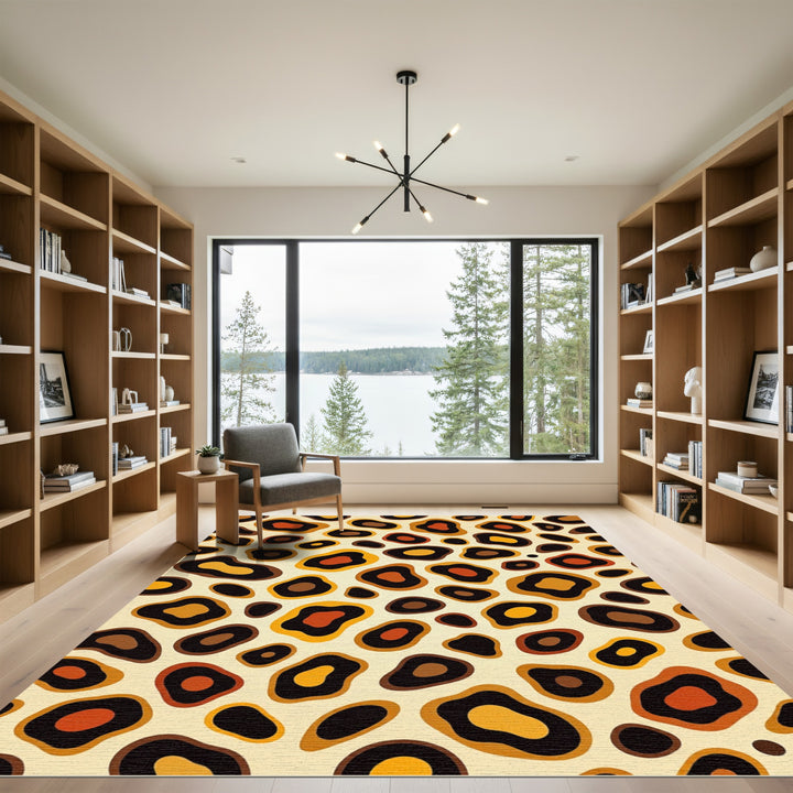 Animal Spots Warm Tone Rug