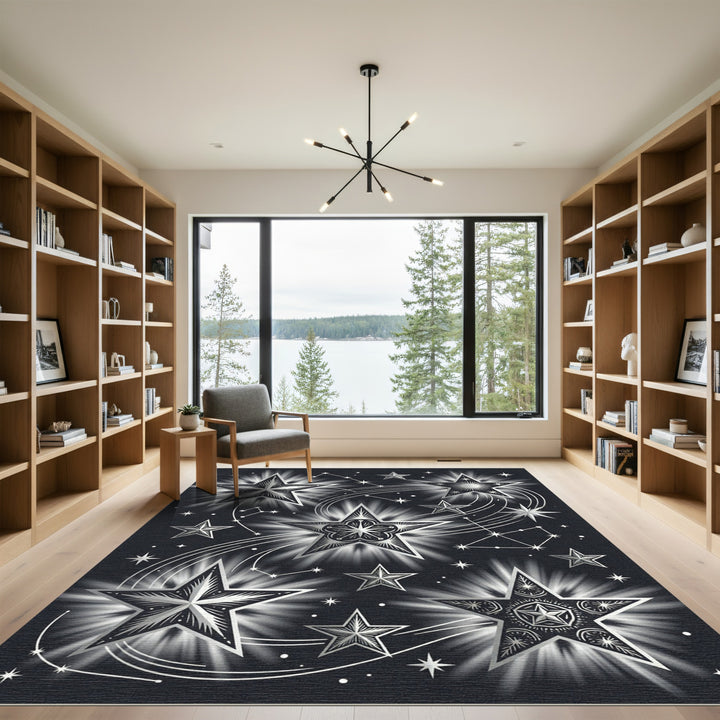 Celestial Starburst Radiance Rug