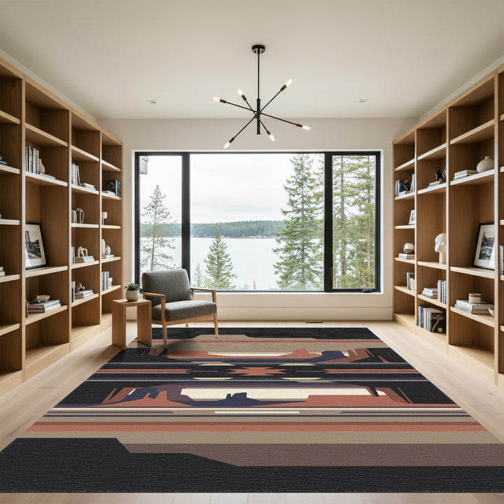 Southwestern Desert Landscape Canyon Rug