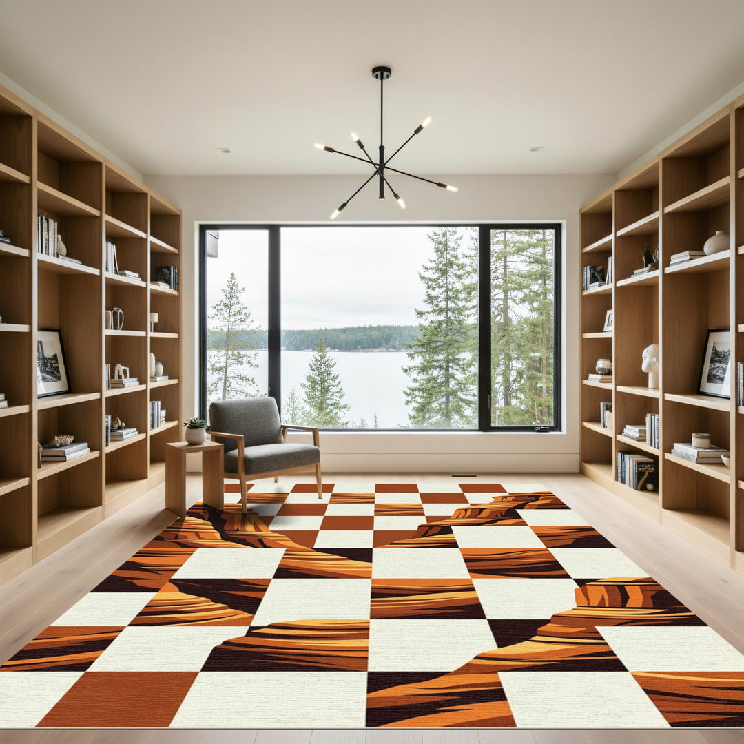 Canyon Chess Grand Landscape Rug