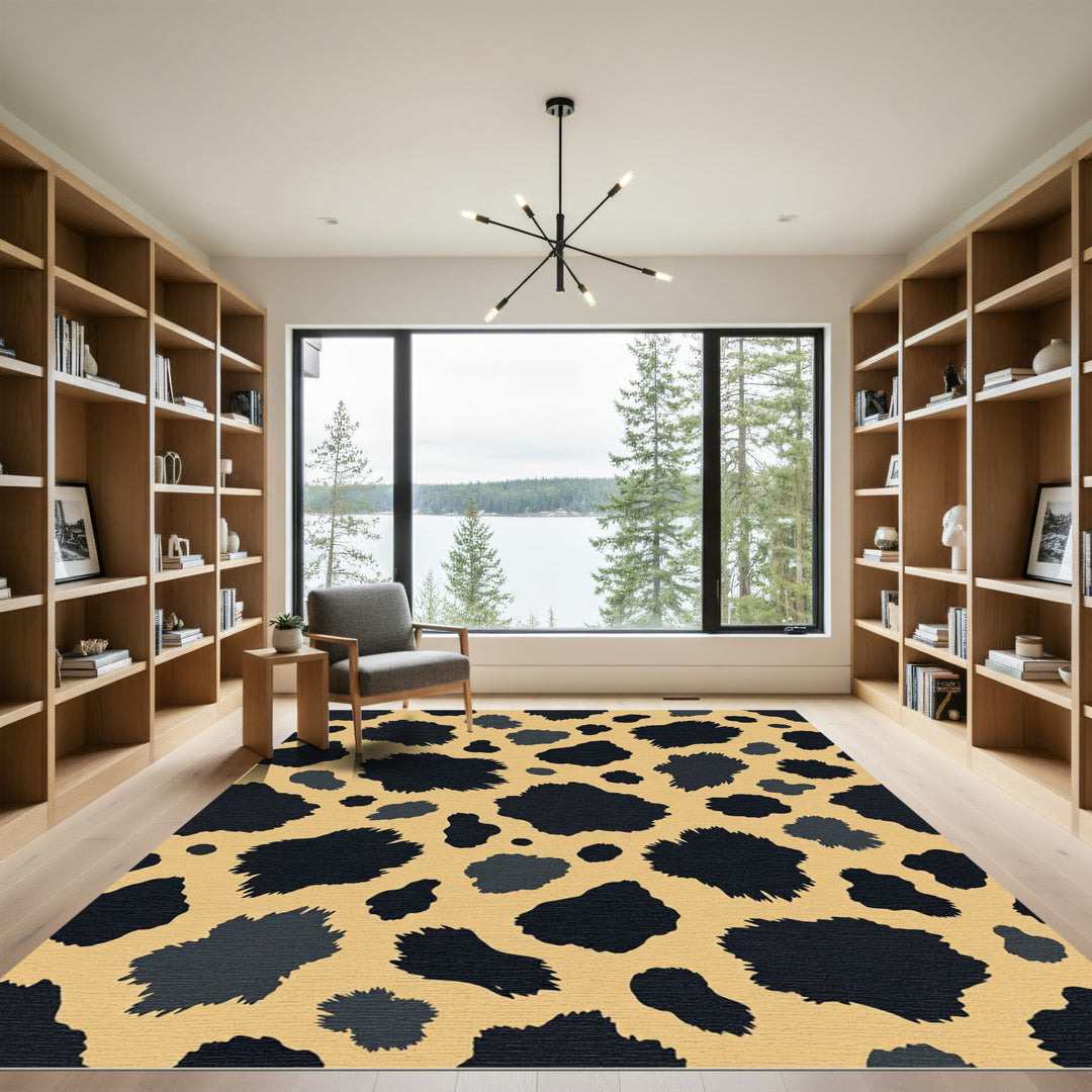 Wild Cheetah Spots Accent Rug