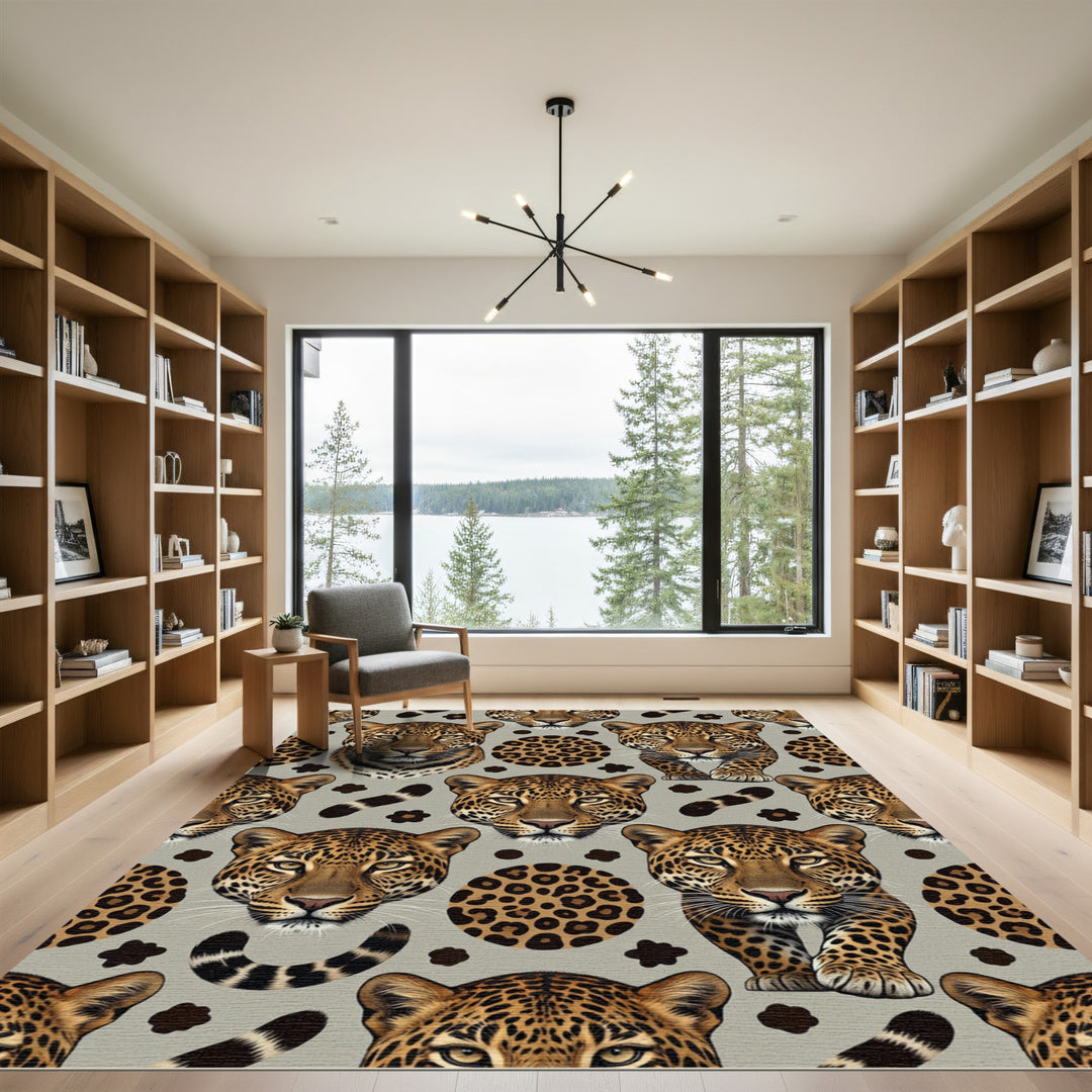 Jaguar Floral Spotted Companion Rug
