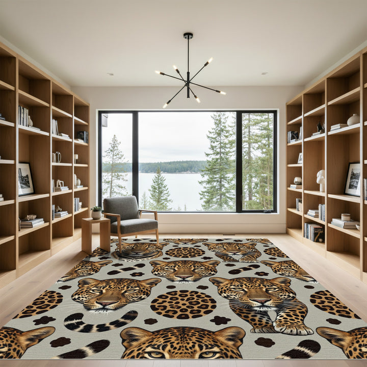 Jaguar Floral Spotted Companion Rug