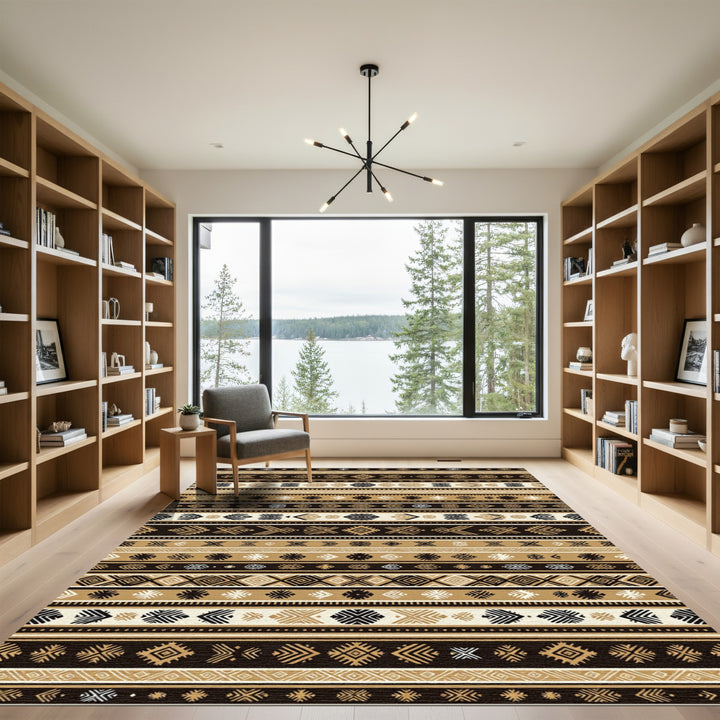 Tribal Geometric Native Inspired Rug