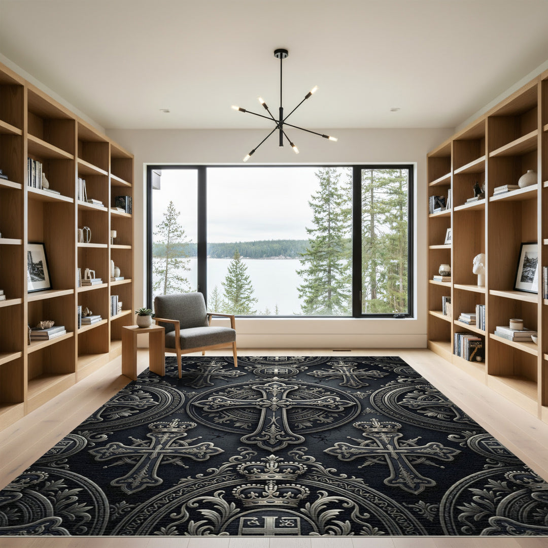 Ornate Cross Regal Rug