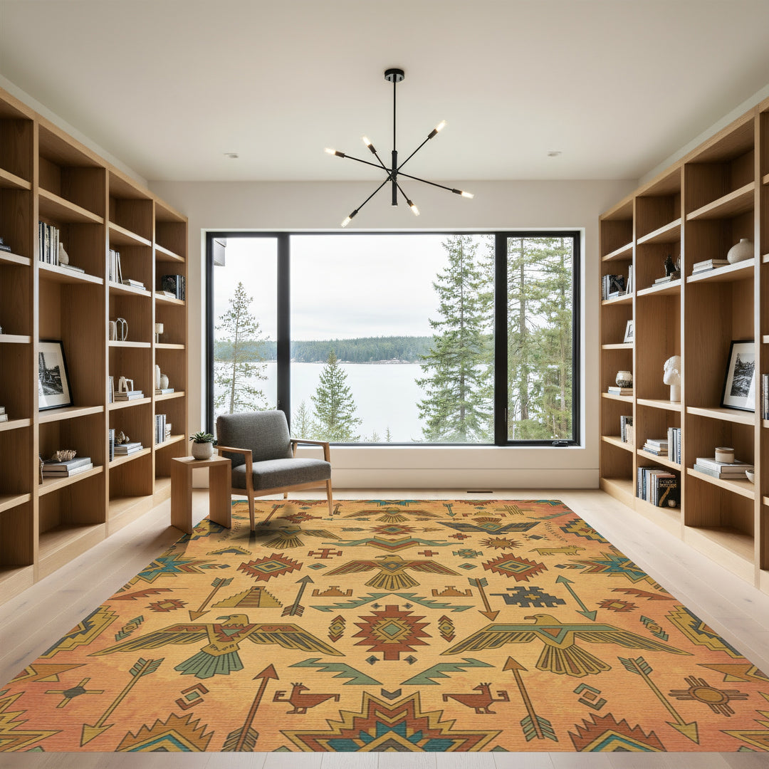 Thunderbird Sun Arrow Southwest Collection Rug