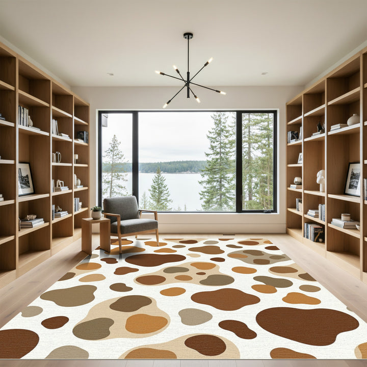 Cow Spot Organic Shapes Rug