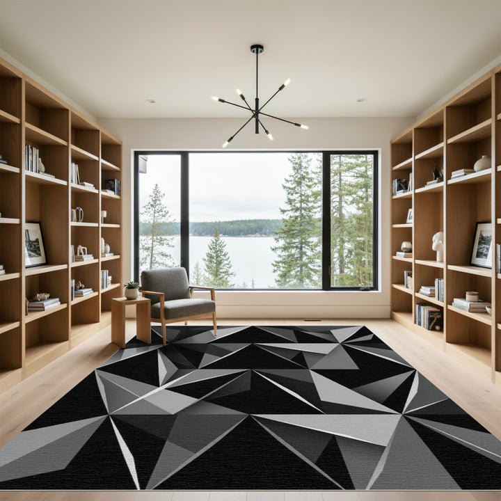 Monochromatic Geometric Facet Arrangement Rug