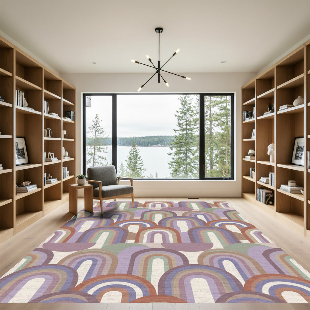 Pastel Rainbow Arch Collection Rug