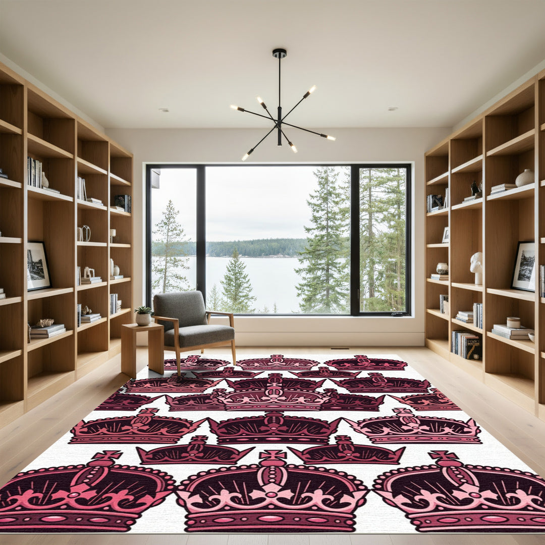 Regal Crimson Crown Medley Rug