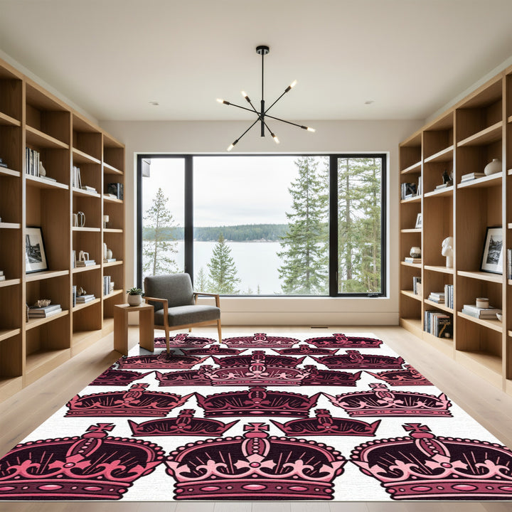 Regal Crimson Crown Medley Rug