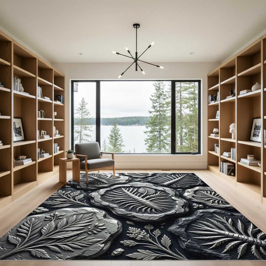 Fossilized Fern Leaf Rug