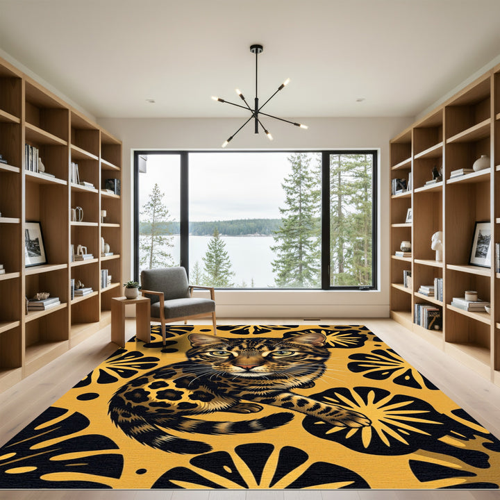 Exotic Leopard Jungle Animal Rug