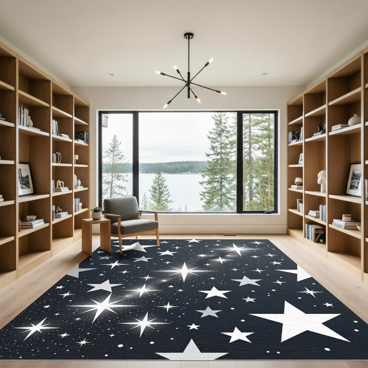 Galactic Starry Night Rug