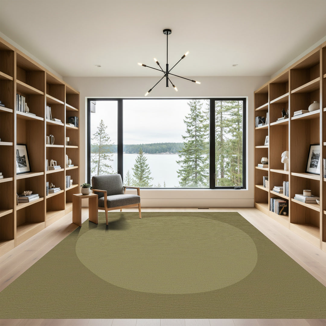 Organic Ochre Soft Curve Rug