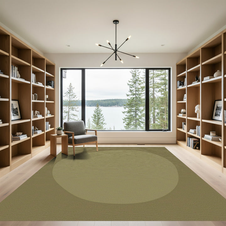 Organic Ochre Soft Curve Rug