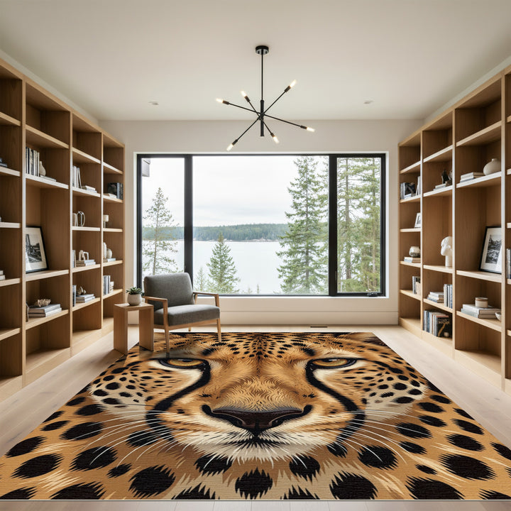 Majestic Cheetah Spot Close Up Rug