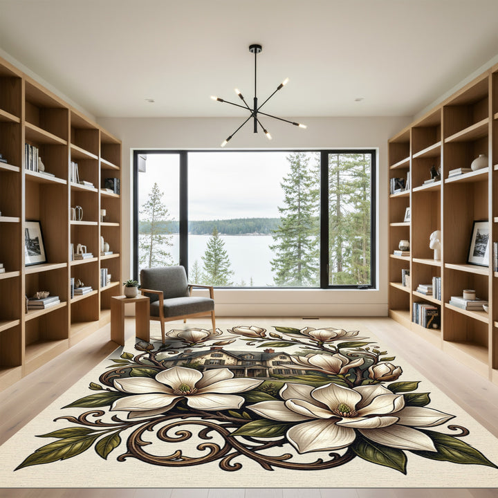 Magnolia Blossom Vintage Home Rug