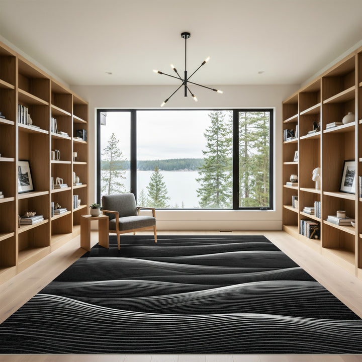 Monochromatic Rippling Wave Rug