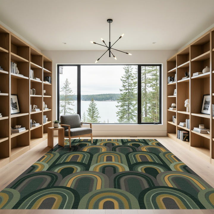 Earthy Tone Arch Array Rug