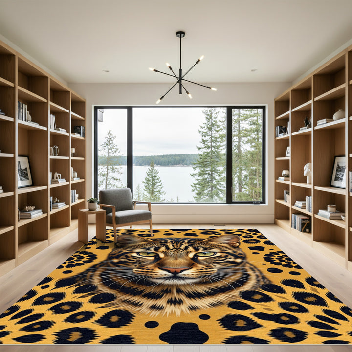 Fierce Feline Leopard Spot Rug