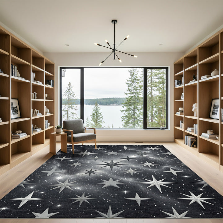 Galactic Starry Night Rug