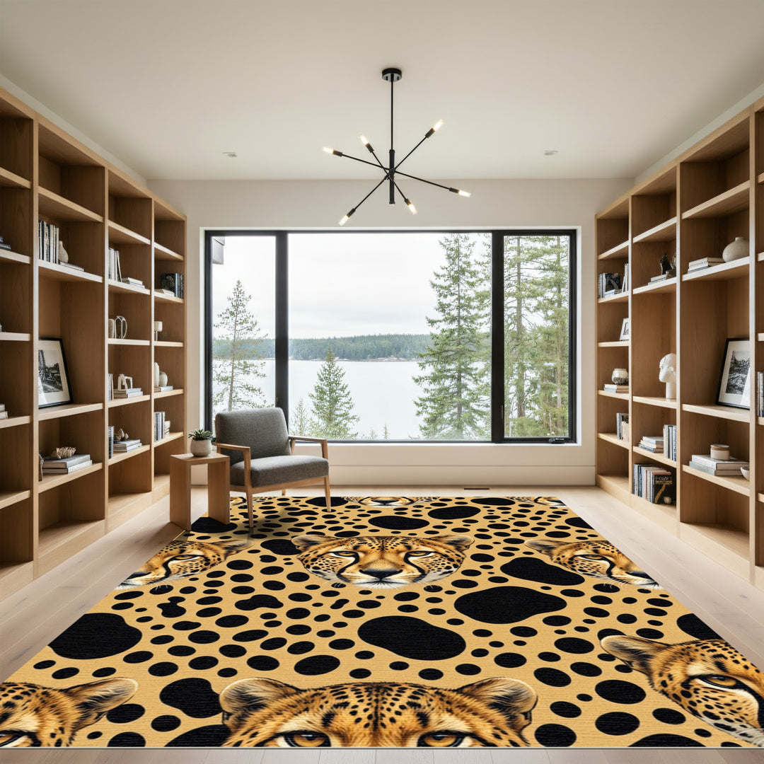 Cheetah Spots Wild Animal Rug