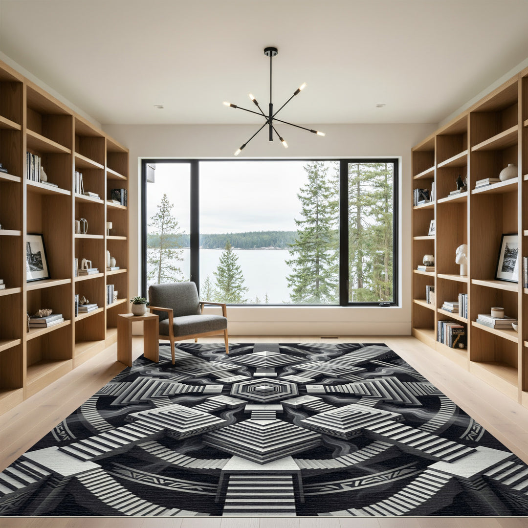 Monochromatic Geometric Steps Rug