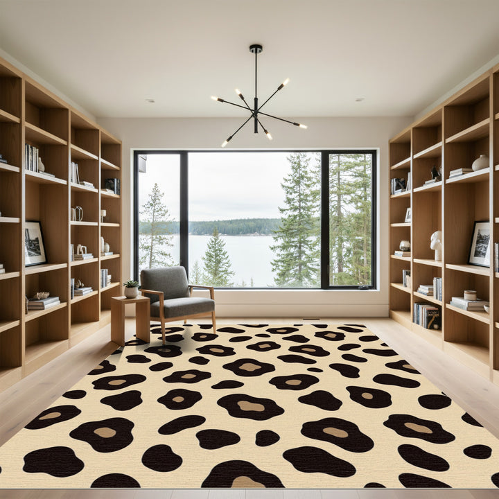Savannah Leopard Spot Rug