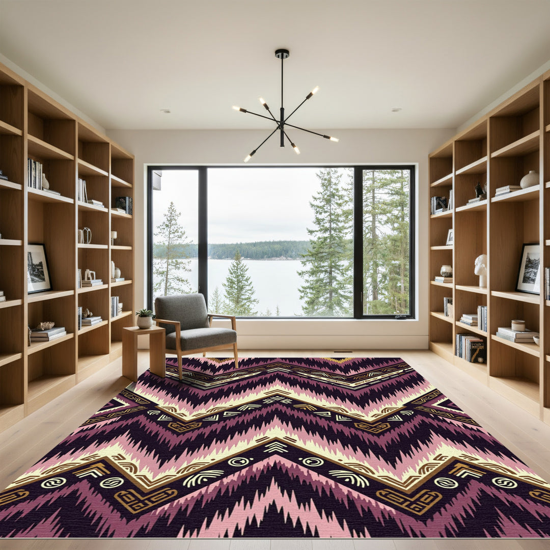Zigzag Tribal Chevron Rug