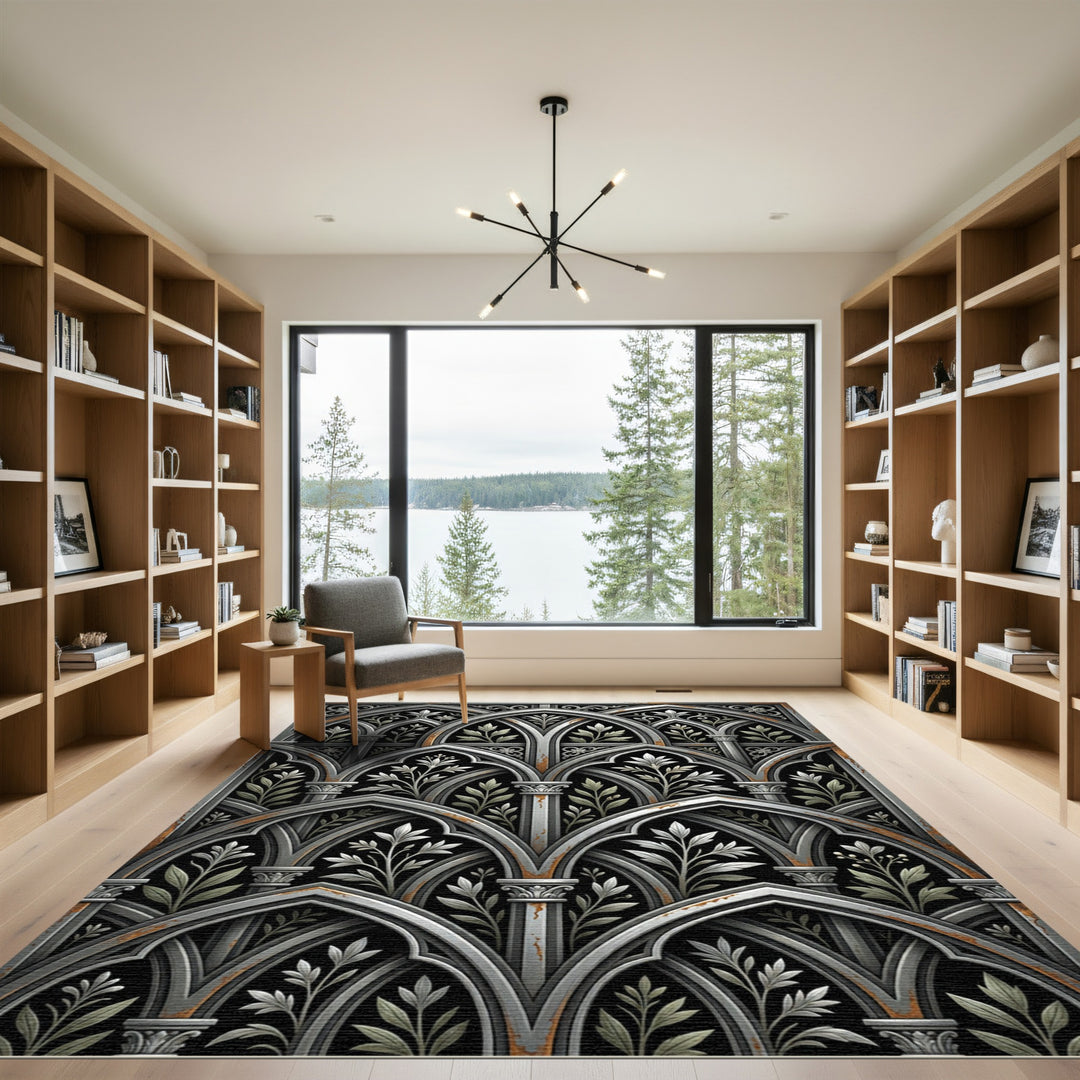 Gothic Laurel Archway Ornament Rug