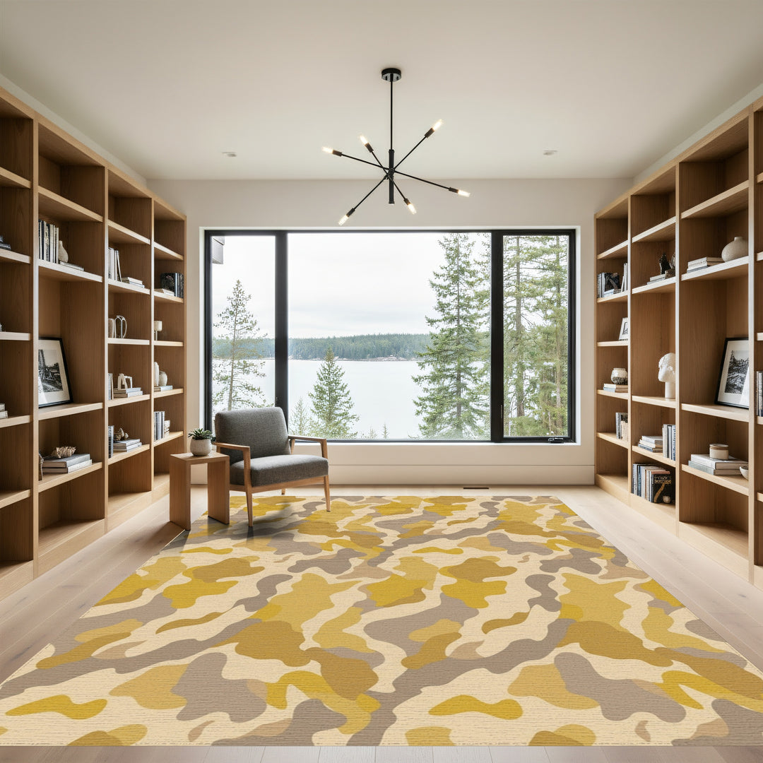 Desert Camo Organic Blotches Rug