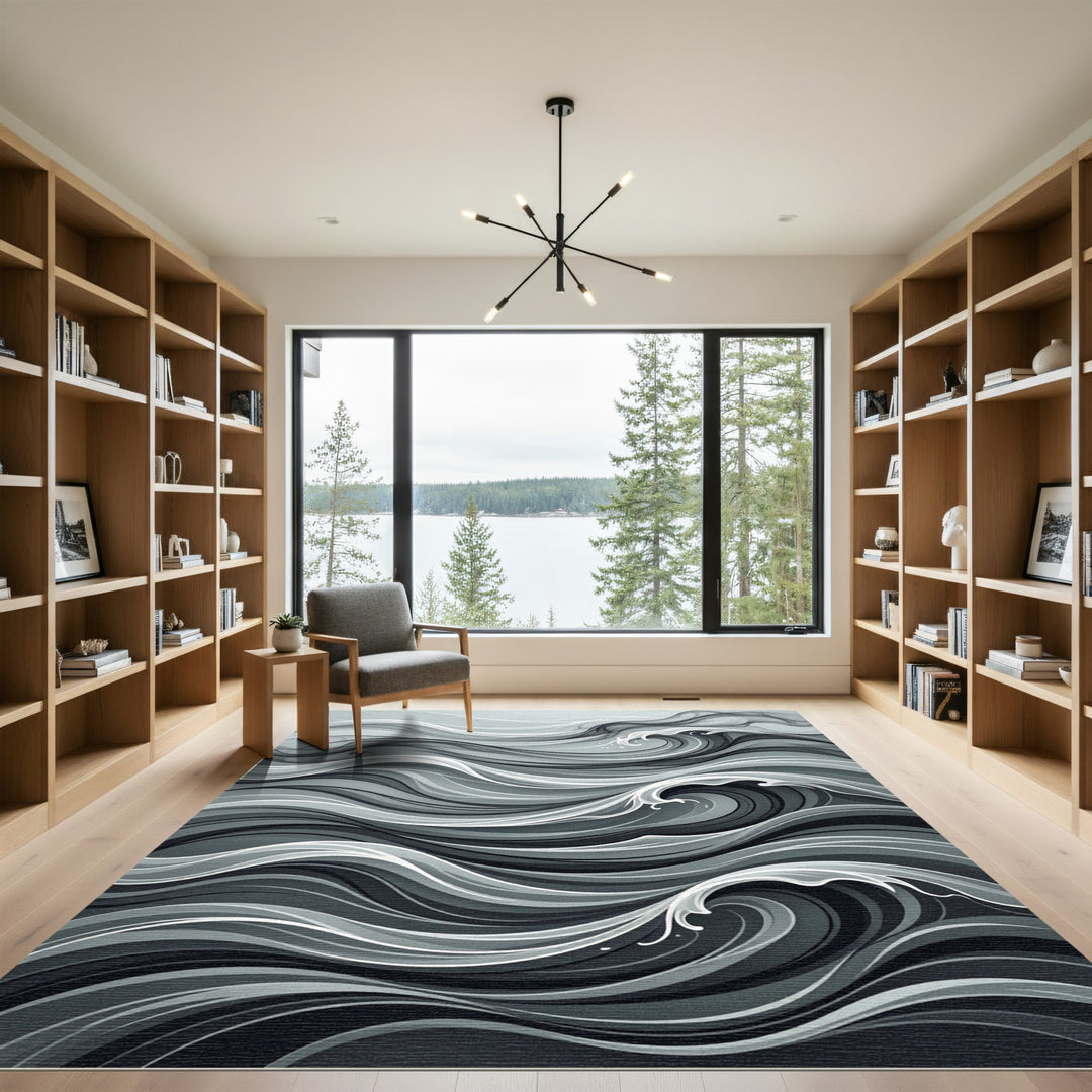 Monochromatic Abstract Waves Rug