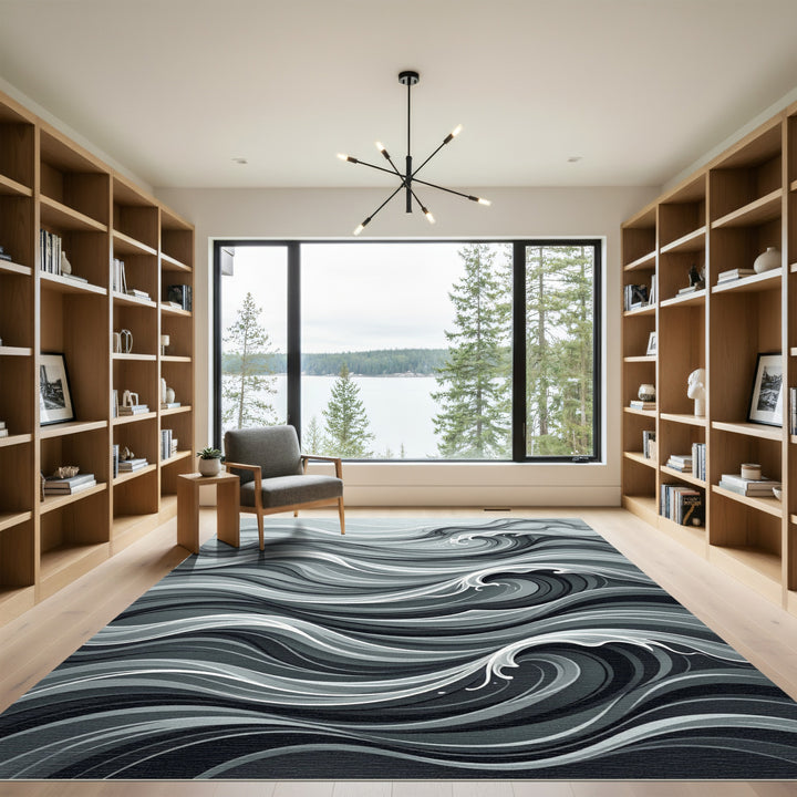 Monochromatic Abstract Waves Rug