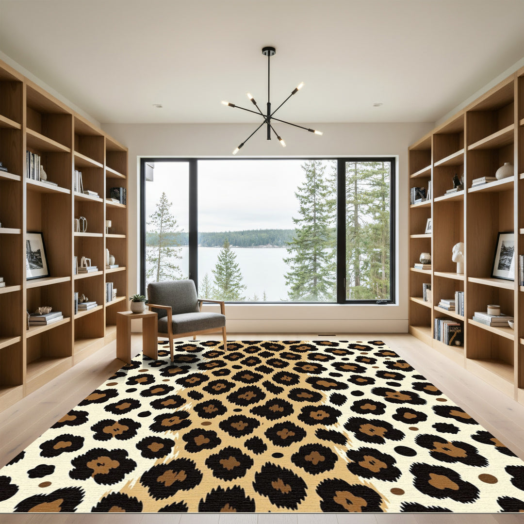 Safari Leopard Spots Rug