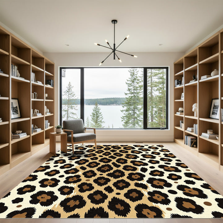Safari Leopard Spots Rug