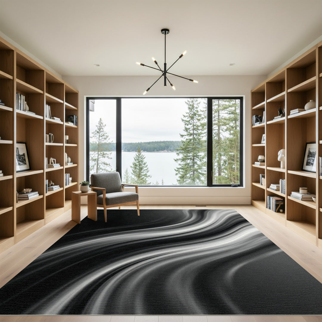 Monochromatic Flowing Waves Rug