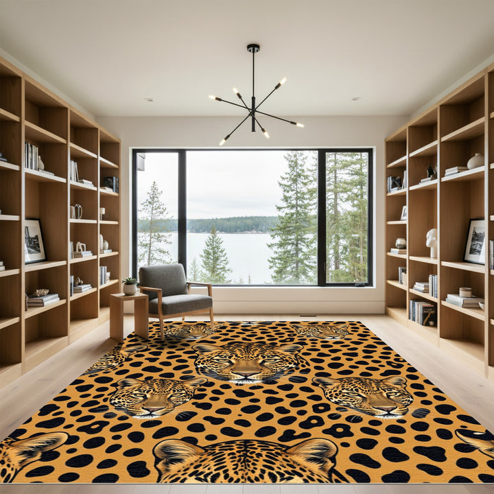 Leopard Spot Jungle Cat Rug