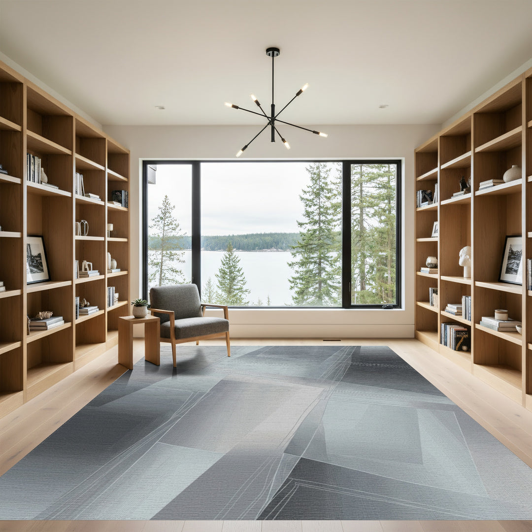 Geometric Shattered Shards Rug