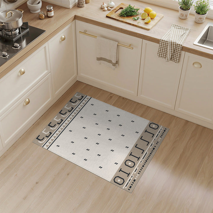 Beige Heritage Tribal Area Rug