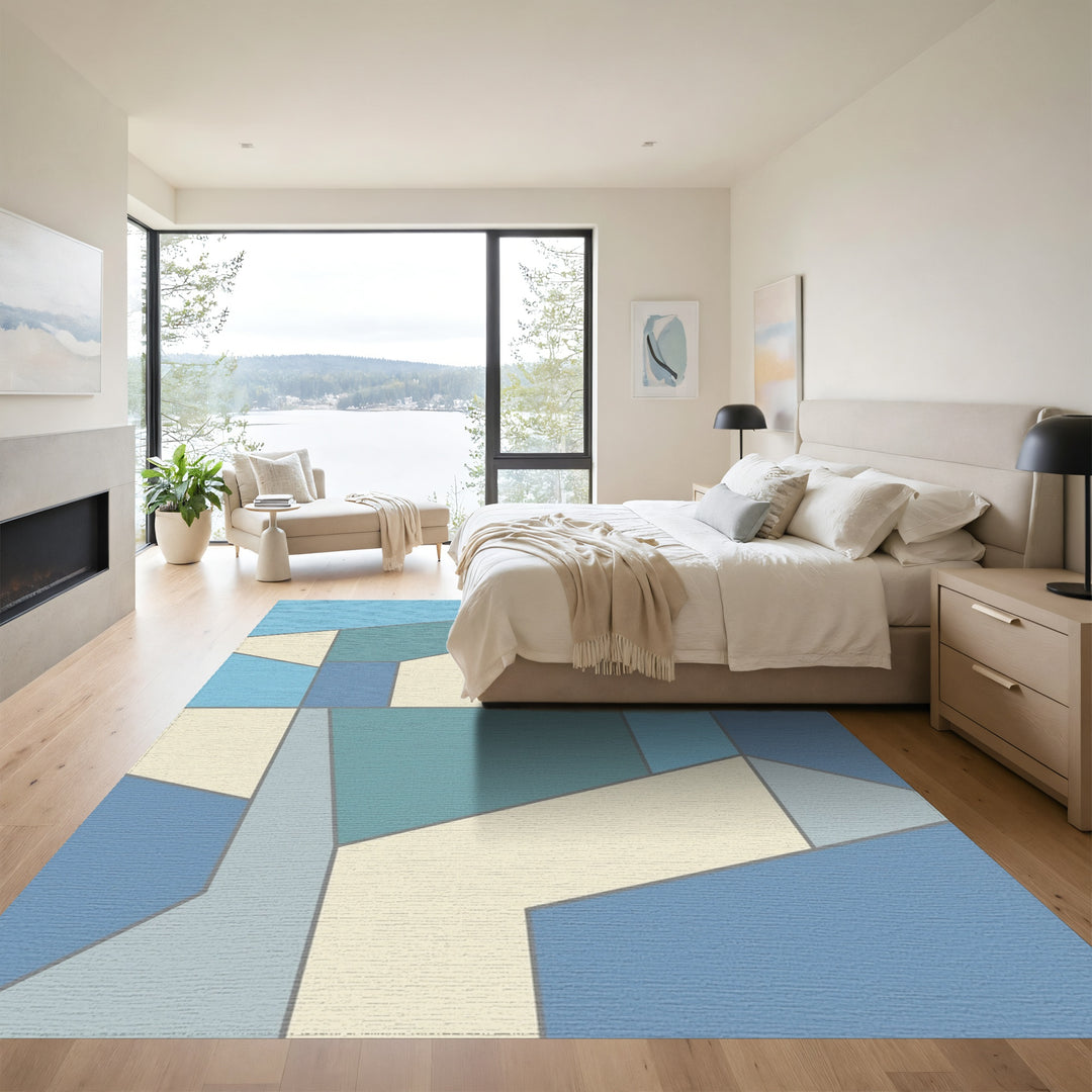 Cool Geometric Abstract Forms Rug