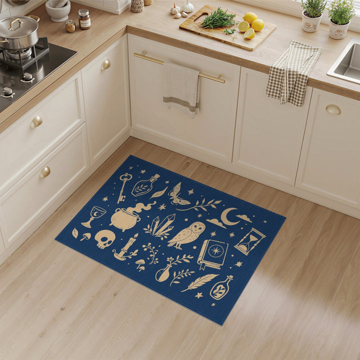 Mystic Celestial Blue Area Rug