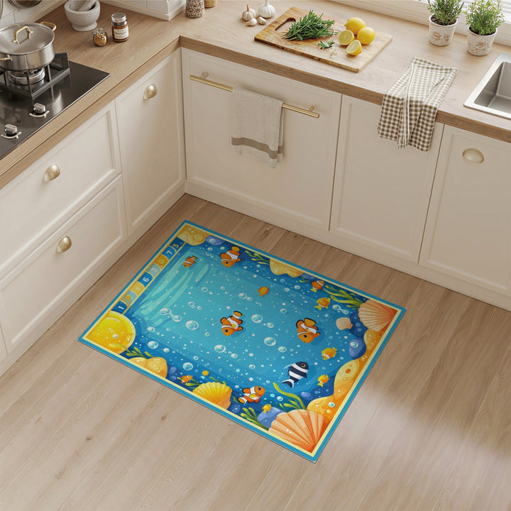 Clownfish Underwater Kids Area Rug
