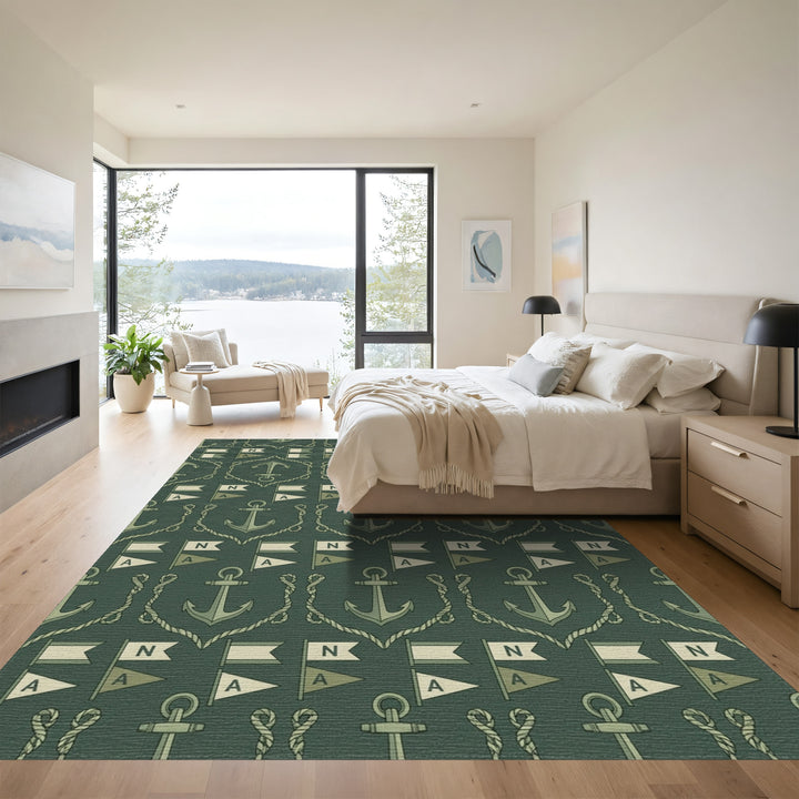 Nautical Flags And Anchors Rug