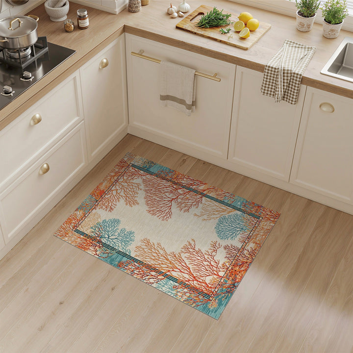 Coral Reef Beige Area Rug