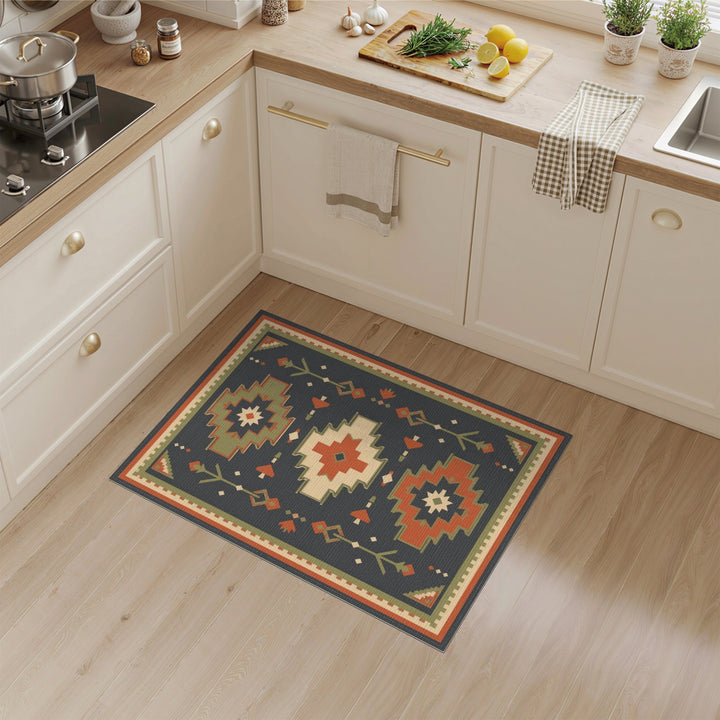 Southwestern Geometric Star Medallion Area Rug