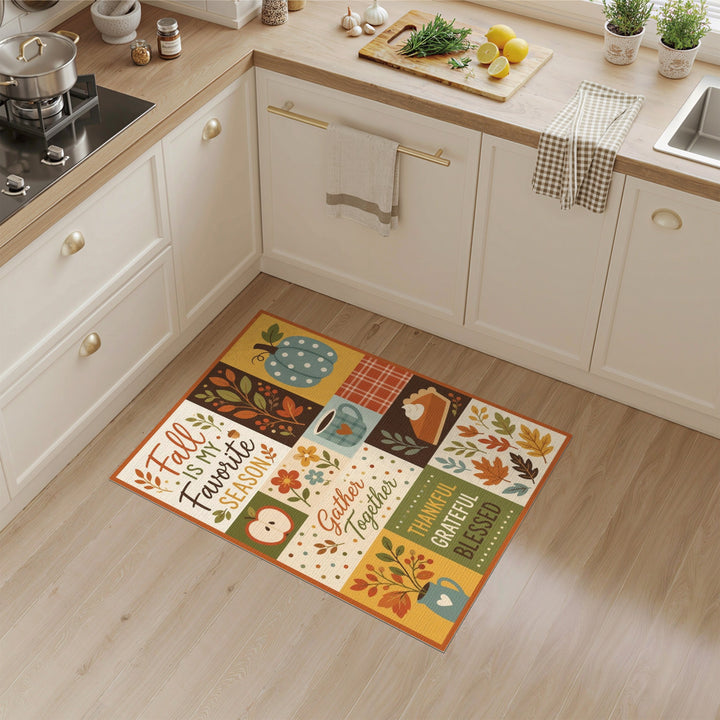 Fall Favorites Autumn Patchwork Rug